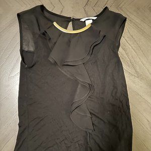 H&M Black and Gold Top Size M